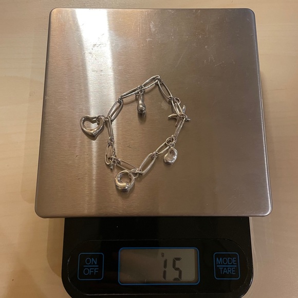$950 Tiffany & Co Elsa Peretti Charm Bracelet - Picture 10 of 11